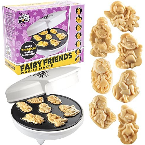 와플메이커 Fairy Mini Waffle Maker- Creates 7 Different Fairy Shaped Waffles in Minutes