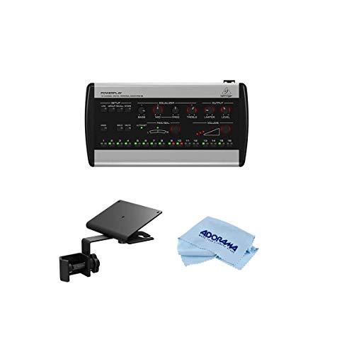 Behringer PowerPlay 16 P16-M 16채널 디지탈 퍼스널 믹서 - PowerPlay 16마운트 bracket와 마이크로 화이버(fiber) 클리닝 크로스의 세트