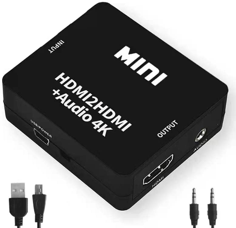 Wii to HDMI Converter for Full HD Device, Vergissm Wii HDMI Adapter with 3.5mm Audio Jack&1080p 720p HDMI Output Compatible with All Wii Display Modes