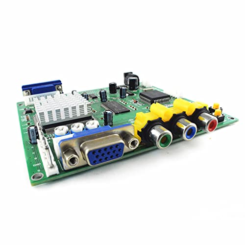 Zerone Arcade Game CGA/EGA/YUV/RGB to VGA HD Video Converter Adapter Board for CRT LCD PDP Monitor, with True Digital 24-Bit A/D Converter