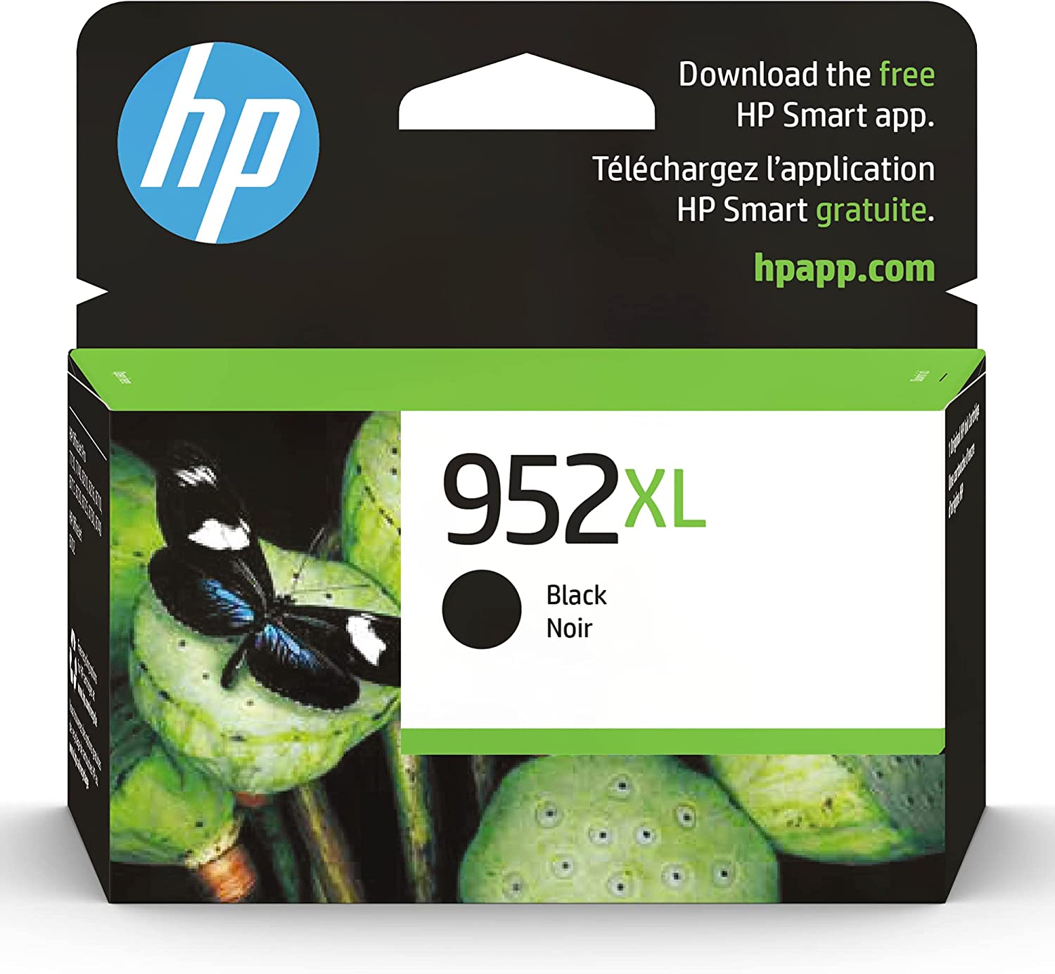 HP 952XL 블랙 대용량 잉크 카트리지 | HP OfficeJet 8702, HP OfficeJet Pro 7720, 7740, 8210, 8710, 8720, 8730, 8740 시리즈 | 인스턴트 잉크 자격 | F6U19AN