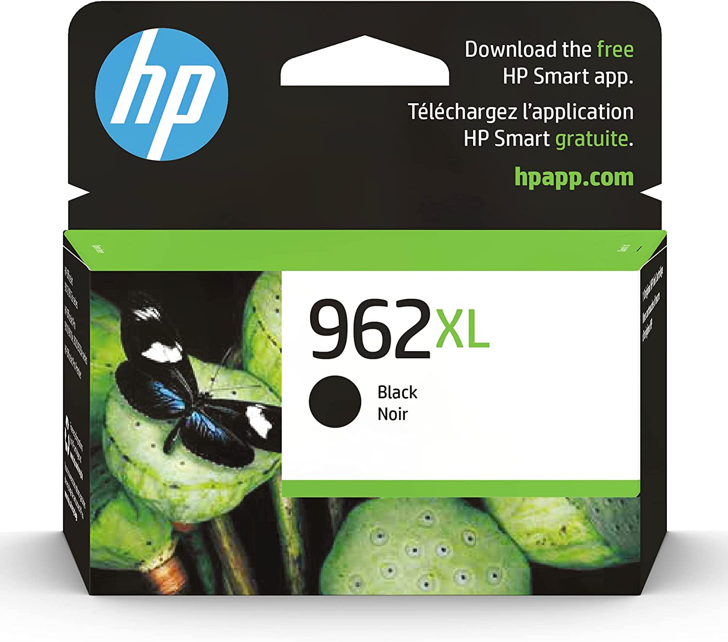 HP 962XL 블랙 고수익 잉크 카트리지 | HP OfficeJet 9010 시리즈, HP OfficeJet Pro 9010, 9020 시리즈와 함께 작동 | 인스턴트 잉크 적격 | 3JA03AN