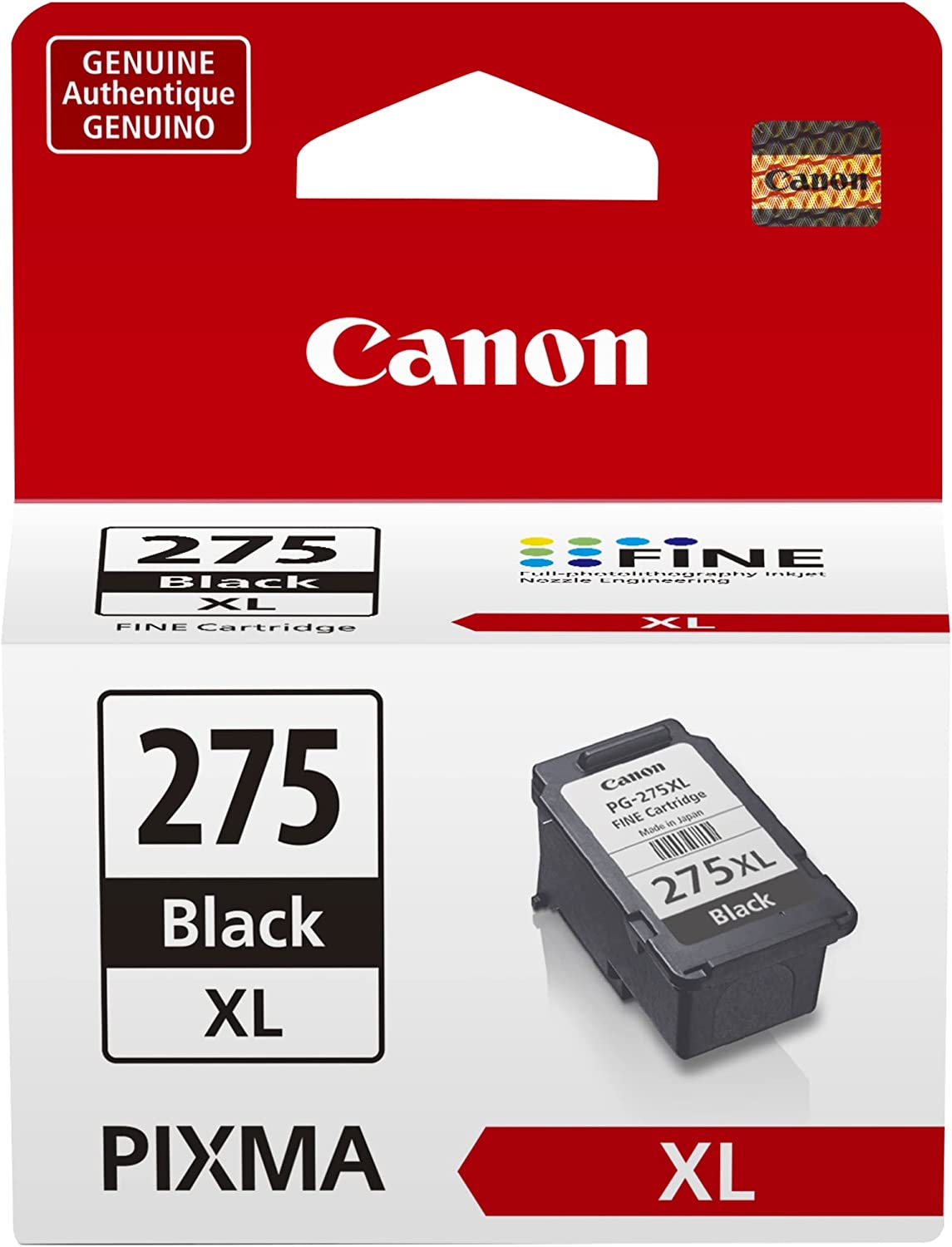Canon PG-275XL 블랙 잉크 카트리지 PIXMATS3520 TS3522 및 TR4720 프린터와 호환