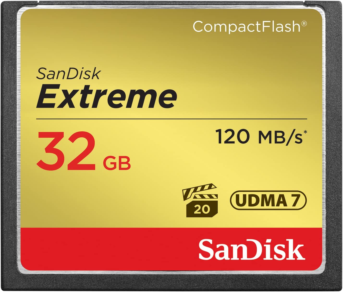 SanDisk 32GB Extreme CompactFlash 메모리 카드 UDMA 7 속도 최대 120MB/s - SDCFXSB-032G-G46