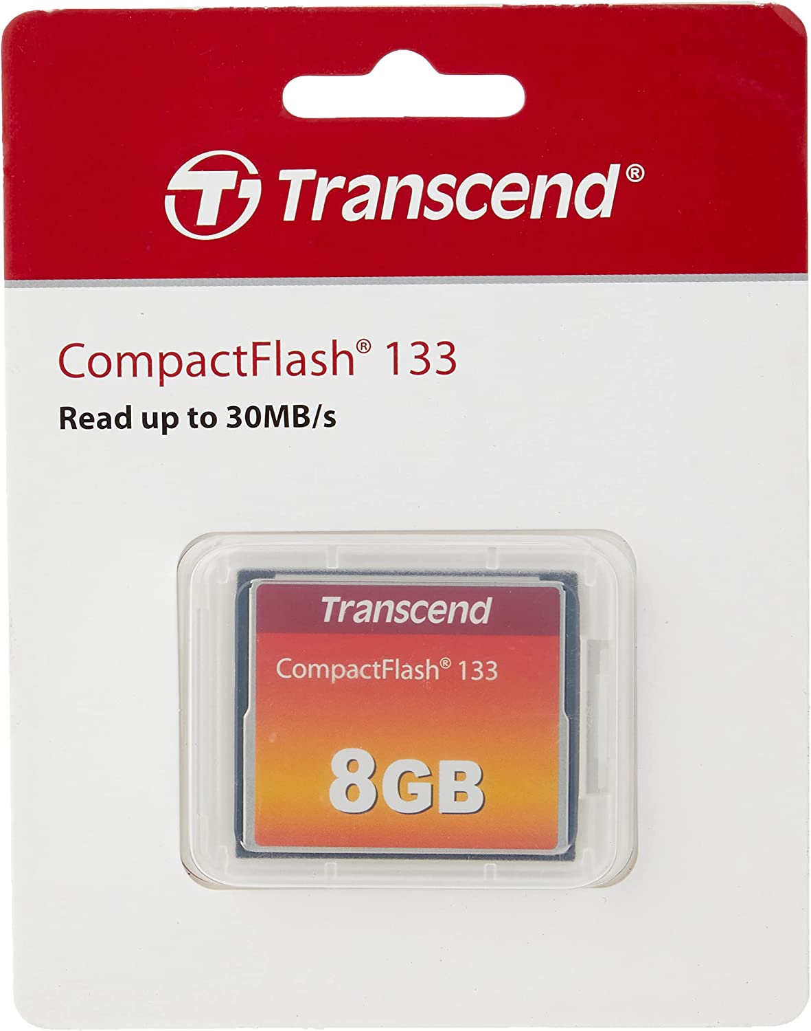 Transcend 8GB CompactFlash 메모리 카드 133x(TS8GCF133)