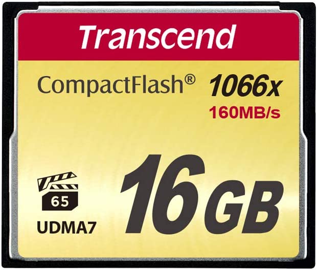 Transcend 16GB CompactFlash 메모리 카드 1000x TS16GCF1000