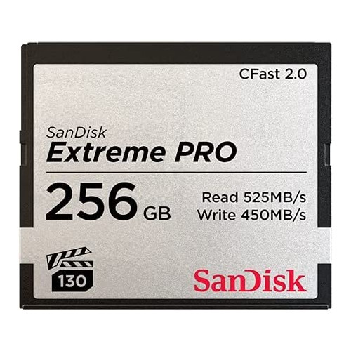 SanDisk 256GB Extreme PROFast 2.0 메모리 카드 - SDCFSP-256G-G46D