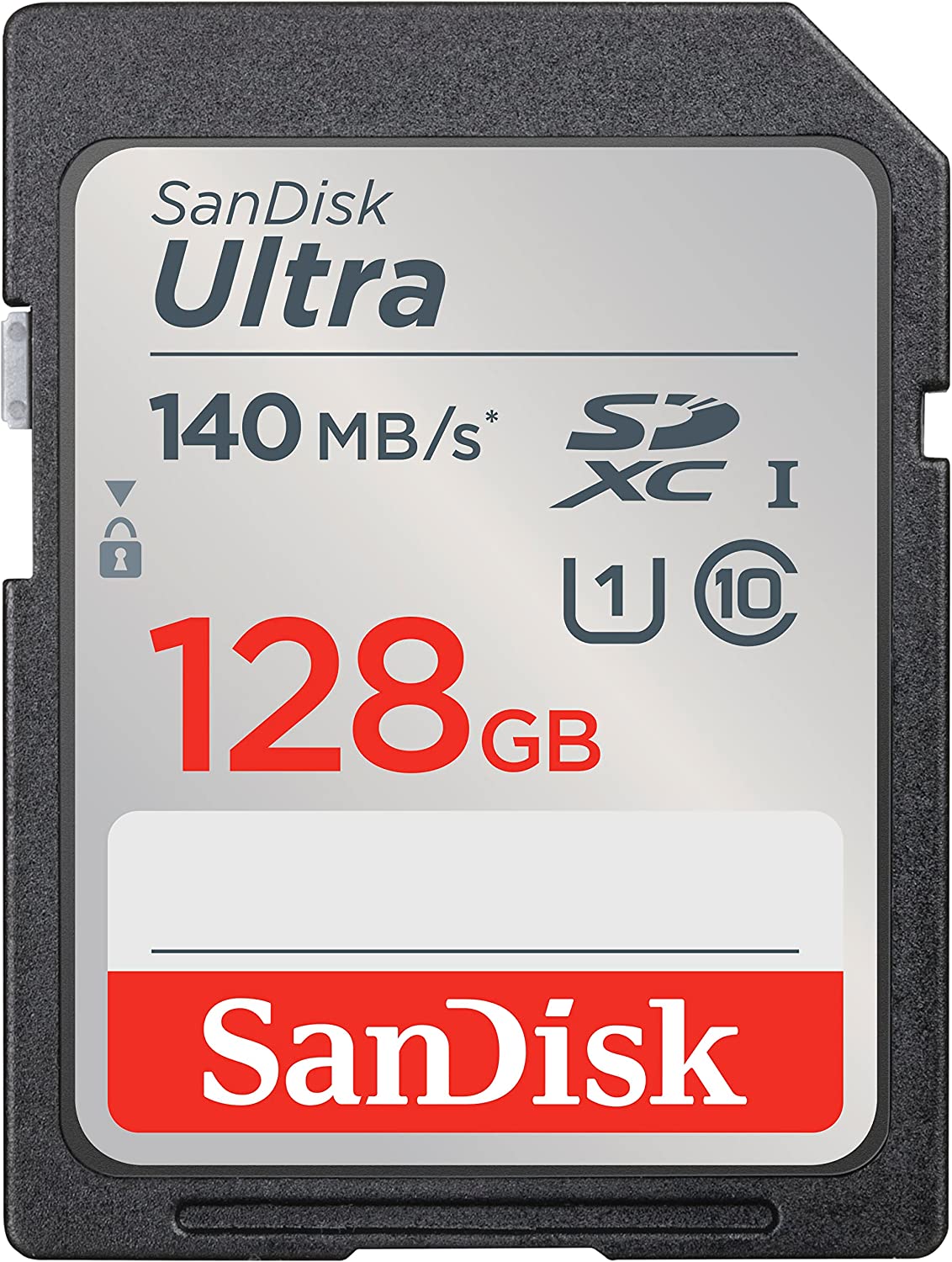 SanDisk 128GB Ultra SDXC UHS-I 메모리 카드 - 최대 140MB/s, C10, U1, 풀 HD, SD 카드 - SDSDUNB-128G-GN6인