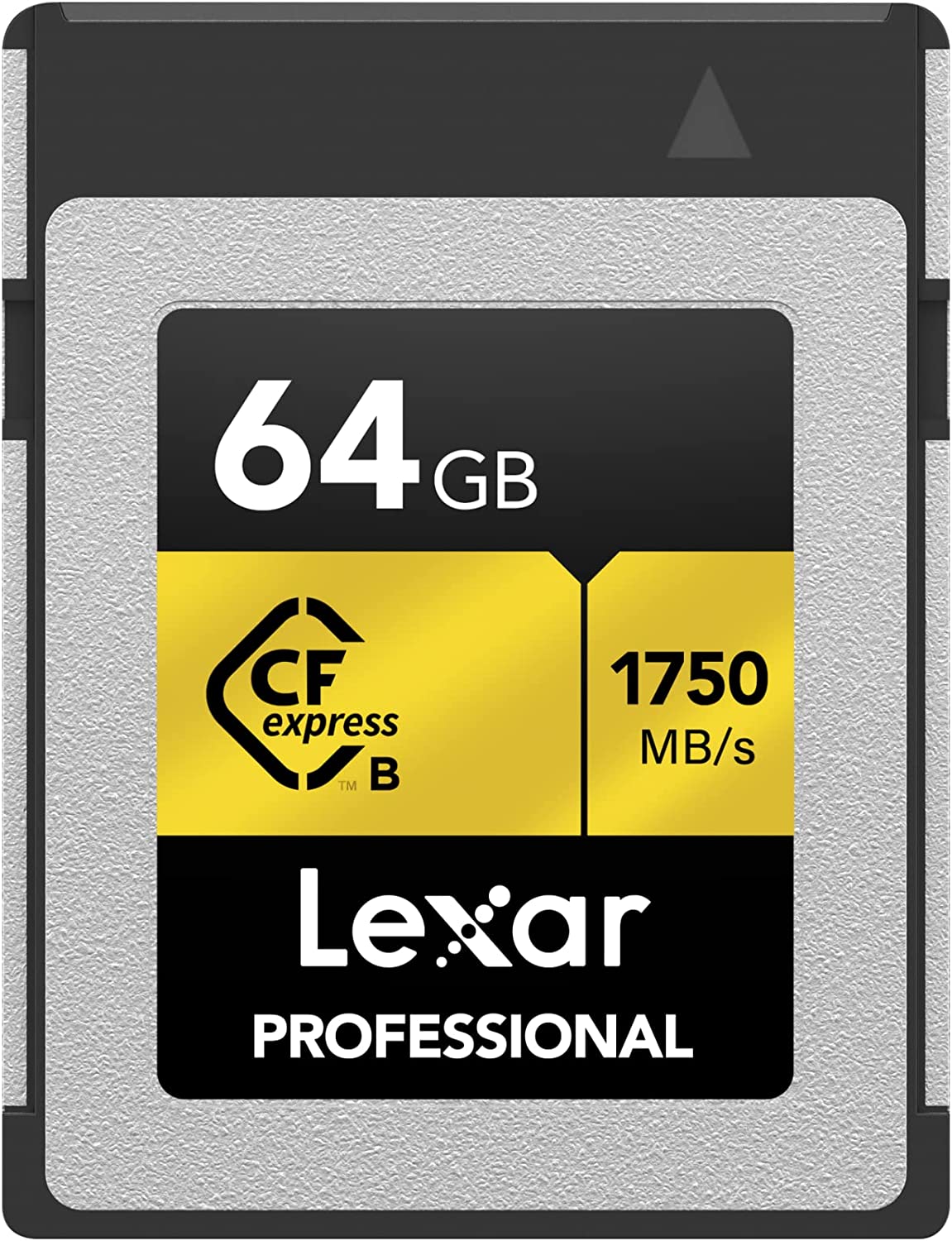 Lexar 프로페셔널 64GB CF Express Type B 메모리 카드 최대 1750MB/s 읽기 원시 4K 비디오 녹화 PCIe 3.0 및 NVMe 지원 LCFX10-64GCRBNA