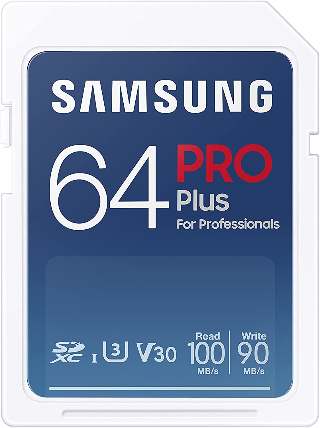 SAMSUNG PRO Plus SD 풀사이즈 SD 카드 64GB, MB-SD64K/AM