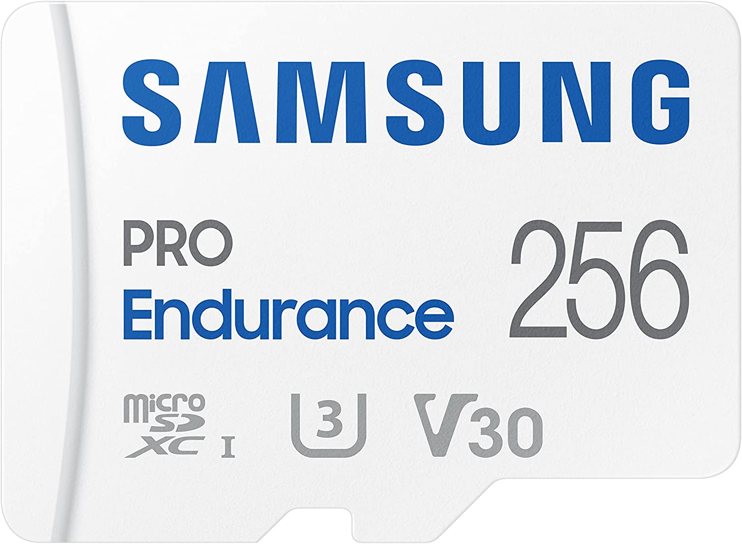 SAMSUNG PRO 내구성 256GB MicroSDXC 메모리 카드 Dash Cam Body 및 보안 카메라용 어댑터 포함 – Class 10 U3 V30 MB-MJ256KA/AM