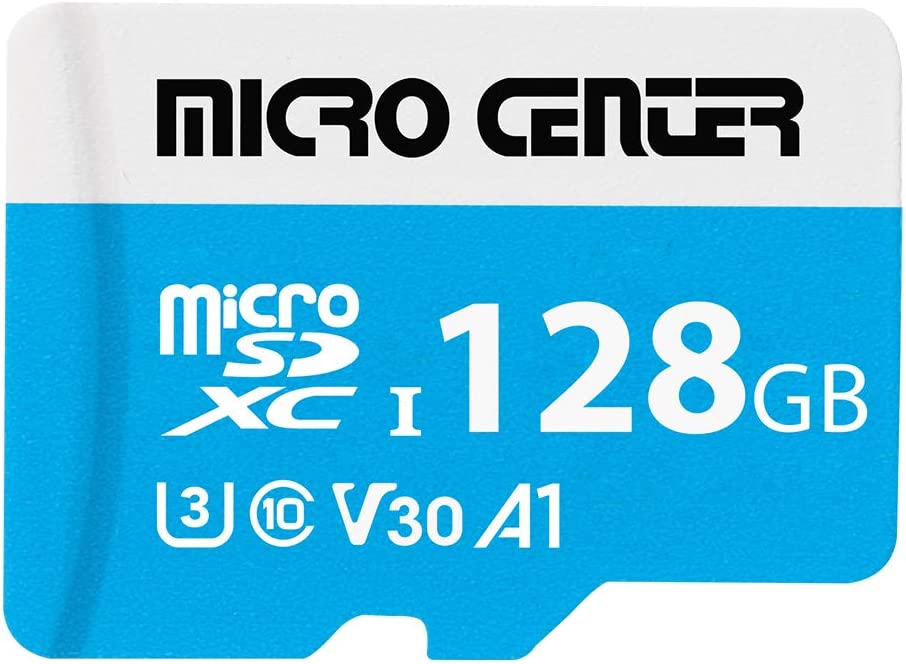 마이크로센터 프리미엄 128GB 마이크로SDXC 카드 닌텐도 스위치 호환 마이크로SD UHS-IC10 U3 V30 4K UHD 비디오 A1 플래시 메모리
