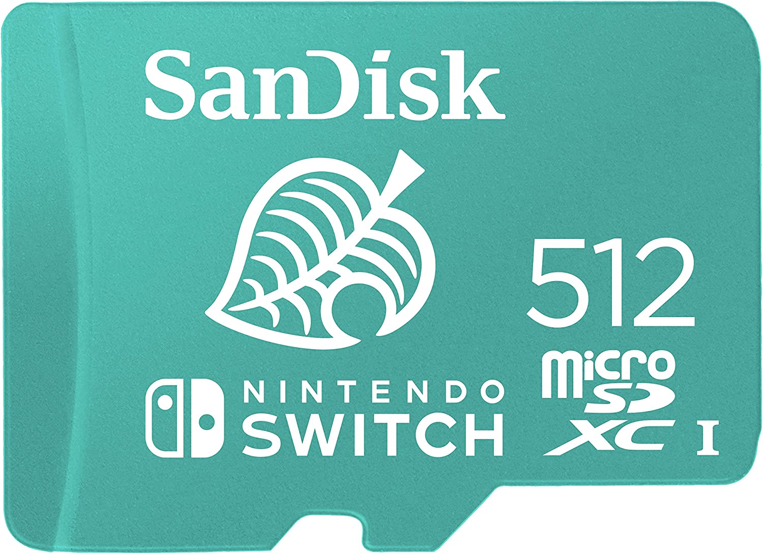 SanDisk 512GB microSDXC-카드, 닌텐도용 라이센스 - 스위치 - SDSQXAO-512G-GNCZN