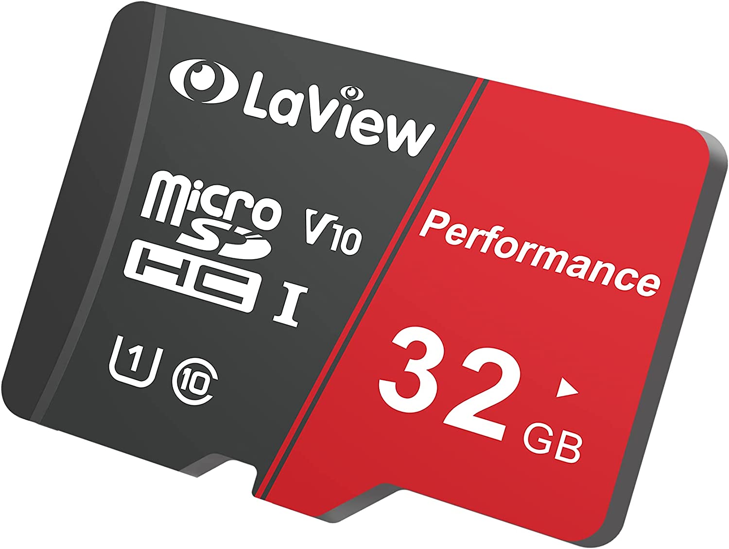 LaView 32GB Micro SD 카드, Micro SDXC UHS-I 메모리 카드 – 95MB/s, 633X, U1, C10, 풀 HD 비디오 V10, A1, FAT32, 고속 플래시 TF 카드 P500(어댑터/전화/태블릿/PC 탑재 컴퓨터용)