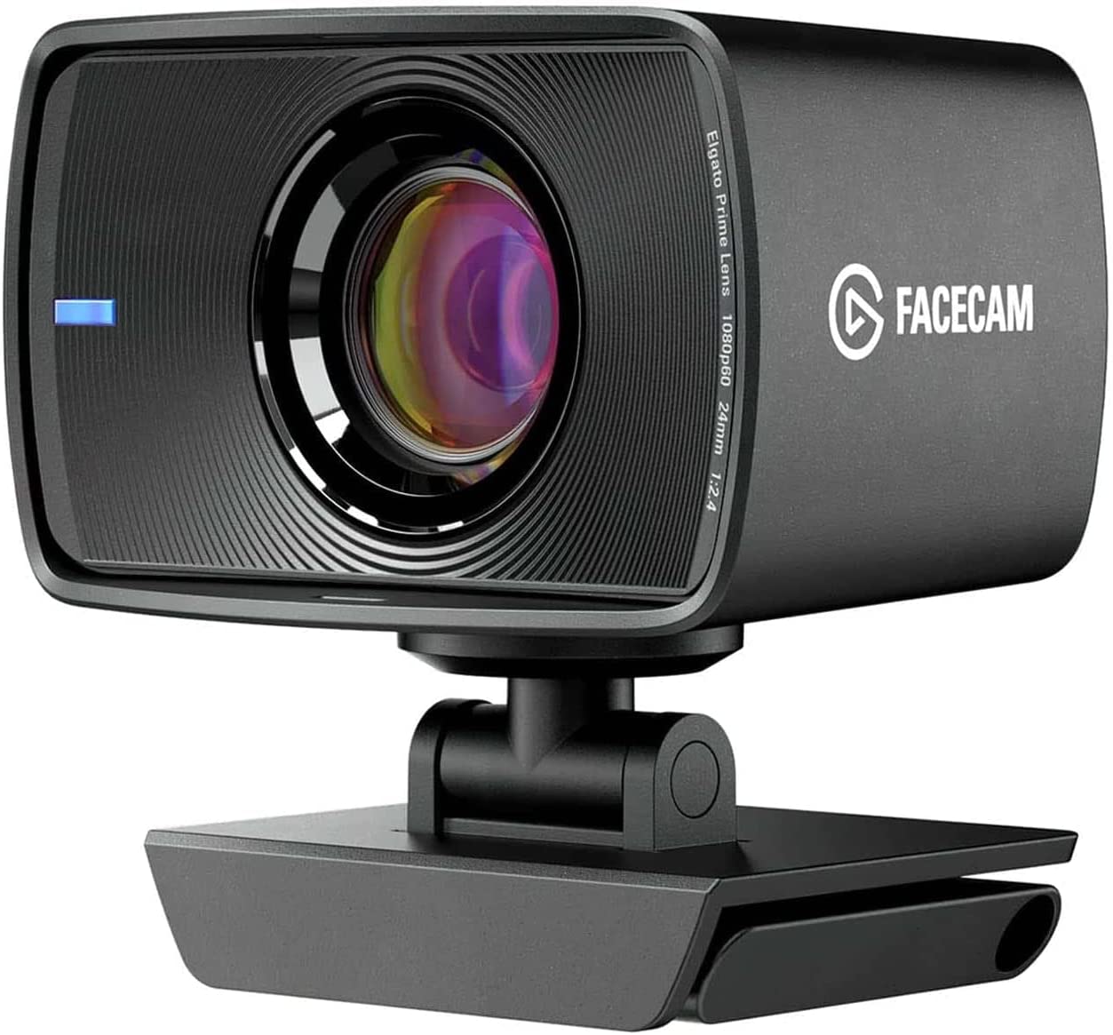 Elgato Facecam - 1080p60 라이브 스트리밍 게임 비디오 통화 소니 센서 고급 조도 보정 DSLR 스타일 제어 PC/Mac용 OBS 줌 팀 등과 작동합니다