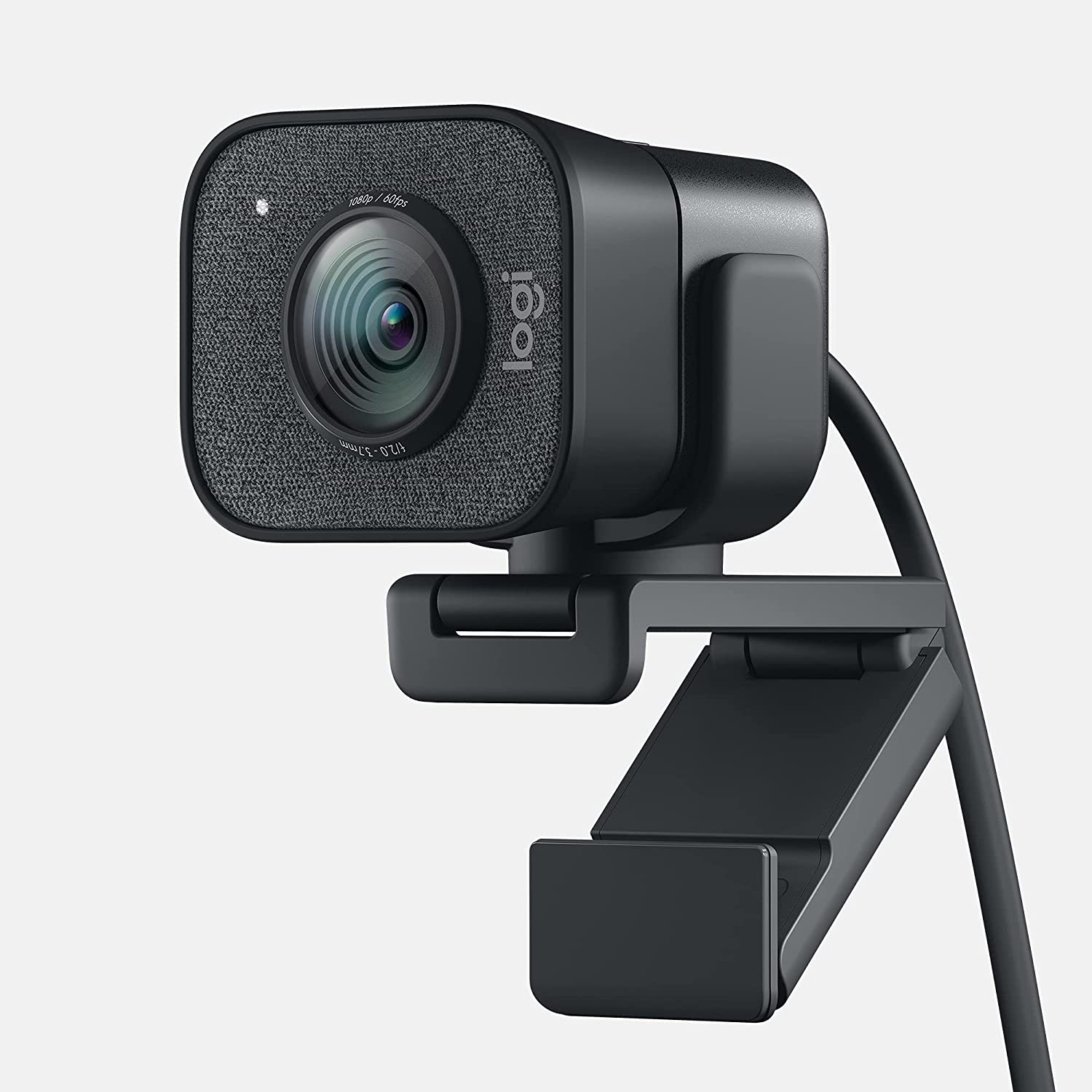 Logitech for Creators 스트리밍 및 컨텐츠 생성을 위한 StreamCam Premium Webcam, 풀 HD 1080p 60fps, 프리미엄 유리 렌즈, 스마트 오토 포커스, PC/Mac용 – 그래파이트