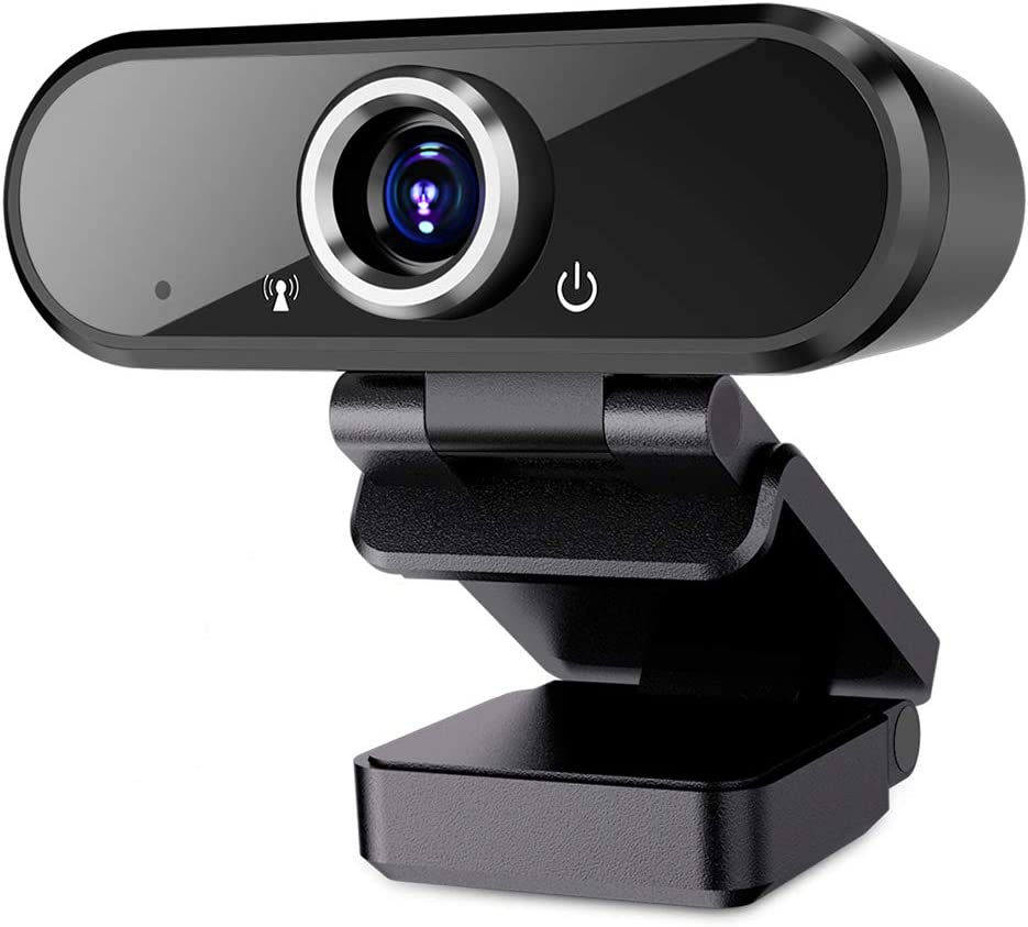 마이크가 달린 Youlisn Webcam, 화상 통화 회의 녹화용 1080P 풀 HD Webcam 스트리밍 컴퓨터 웹 카메라, PC 노트북 데스크톱용 USB 웹캠
