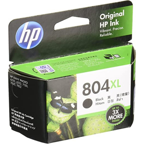 HP 804XL 정품 잉크 카트리지 검정 증량 T6N12AA【국내 정품】