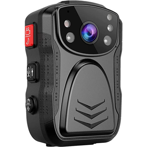 세대 PatrolMaster 1296P 오디오 내장 UHD 바디 카메라 2인치 디스플레이 야간 비전 방수 충격 방지 컴팩트한 디자인의 마모 법 집행을 위한 경찰