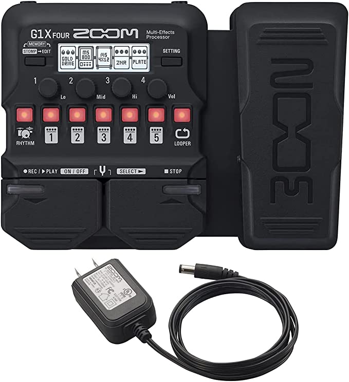ZOOM / G1X FOUR - 정품 AC 어댑터 포함- 기타용 멀티 이펙터