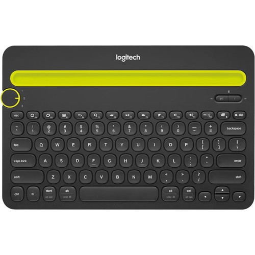 Logitech Bluetooth Multi-Device Keyboard K480 for Computers, Tablets and Smartphones, Black (920-006342)　並行輸入 [병행수입품]
