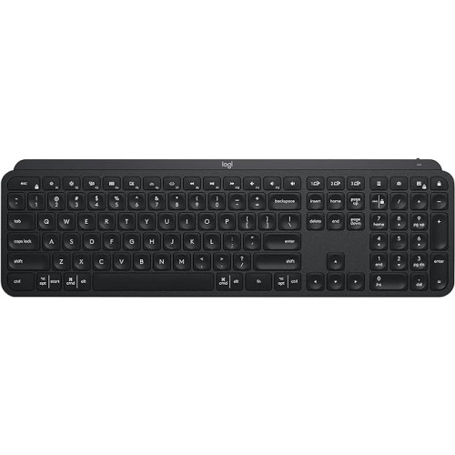 Logitech MX Keys Advanced Wireless Illuminated Keyboard, Black (920-009295)【並行輸入品】