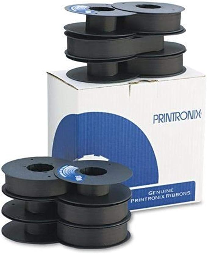 Printronix Part# 107675-001 Extended Life Text Ribbon Cartridge 6Pack - 30.000.000 Characters