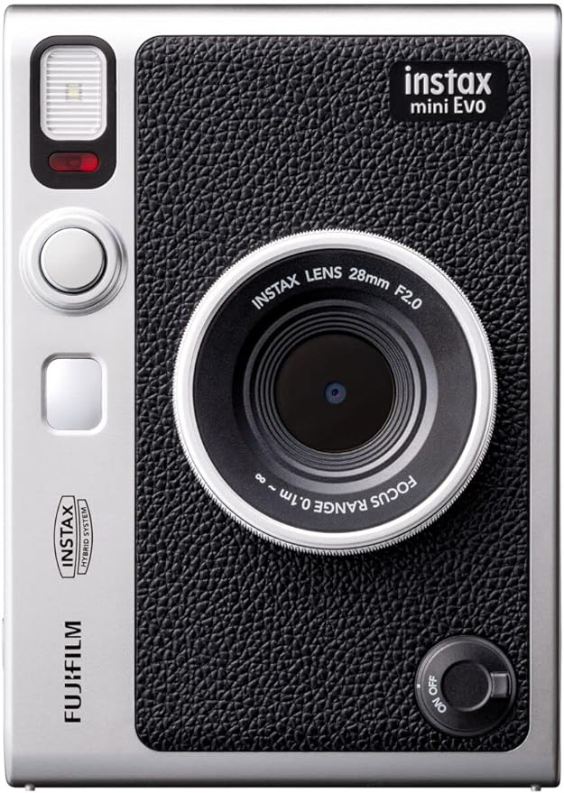 후지필름 FUJIFILM 체키 Evo 하이브리드 인스턴트 카메라(인스턴트 카메라/스마트폰 프린터/디지털 카메라) instax mini Evo INS MINI EVO BLACK