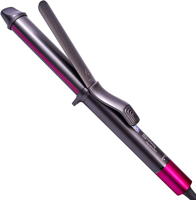 Nicebay Curling Iron, 1 1/4 Inch Hair Curling Iron with Ceramic Coating, Professional Curling Wand, Fast Heating up to 430°F, Temperature LED Display, Wide Voltage for Worldwide, 60 Mins Auto Off
